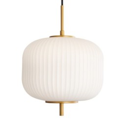 Pakabinamas šviestuvas Olmeto 1xE27 Aukso (PND-28798A-1-GD-WH)