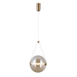 Pakabinamas šviestuvas Rastia LED 12W 3000K Aukso (PND-34361-L-HBR-AMB)