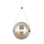 Pakabinamas šviestuvas Rastia LED 12W 3000K Aukso (PND-34361-L-HBR-AMB)