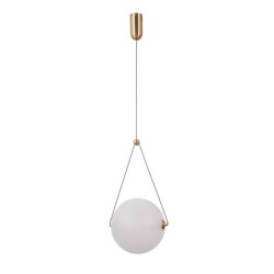 Pakabinamas šviestuvas Rastia LED 12W 3000K Aukso (PND-34361-L-HBR-OPAL)