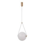 Pakabinamas šviestuvas Rastia LED 12W 3000K Aukso (PND-34361-L-HBR-OPAL)