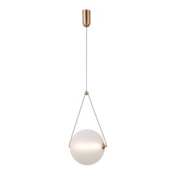 Pakabinamas šviestuvas Rastia LED 12W 3000K Aukso (PND-34361-L-HBR-OPAL)