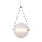 Pakabinamas šviestuvas Rastia LED 12W 3000K Aukso (PND-34361-L-HBR-OPAL)