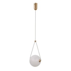 Pakabinamas šviestuvas Rastia LED 9W 3000K Aukso (PND-34361-M-HBR-OPAL)