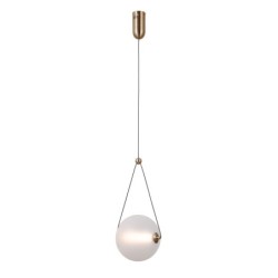 Pakabinamas šviestuvas Rastia LED 9W 3000K Aukso (PND-34361-M-HBR-OPAL)