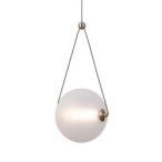 Pakabinamas šviestuvas Rastia LED 9W 3000K Aukso (PND-34361-M-HBR-OPAL)