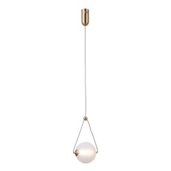 Pakabinamas šviestuvas Rastia LED 6W 3000K Aukso (PND-34361-S-HBR-OPAL)