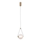Pakabinamas šviestuvas Rastia LED 6W 3000K Aukso (PND-34361-S-HBR-OPAL)