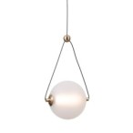Pakabinamas šviestuvas Rastia LED 6W 3000K Aukso (PND-34361-S-HBR-OPAL)