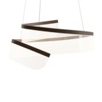 Pakabinamas šviestuvas Rustin LED 45W 3000K Kavos (PND-58728-45W-3K)