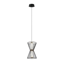 Pakabinamas šviestuvas Sanke LED 8W 3000K Juoda (PND-63849-2-BK)