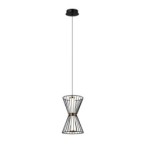 Pakabinamas šviestuvas Sanke LED 8W 3000K Juoda (PND-63849-2-BK)