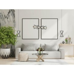 Pakabinamas šviestuvas Sanke LED 15W 3000K Juoda (PND-63849-4-BK)