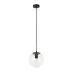 Pakabinamas šviestuvas Sarpo 1xE27 Juoda (PND-58867-1S-BK)