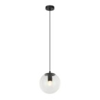 Pakabinamas šviestuvas Sarpo 1xE27 Juoda (PND-58867-1S-BK)