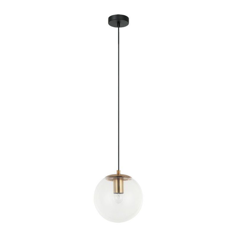 Pakabinamas šviestuvas Sarpo 1xE27 Žalvario (PND-58867-1S-BK-BRO)
