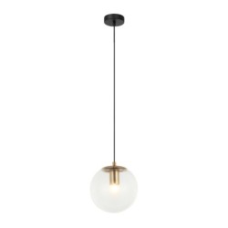 Pakabinamas šviestuvas Sarpo 1xE27 Žalvario (PND-58867-1S-BK-BRO)