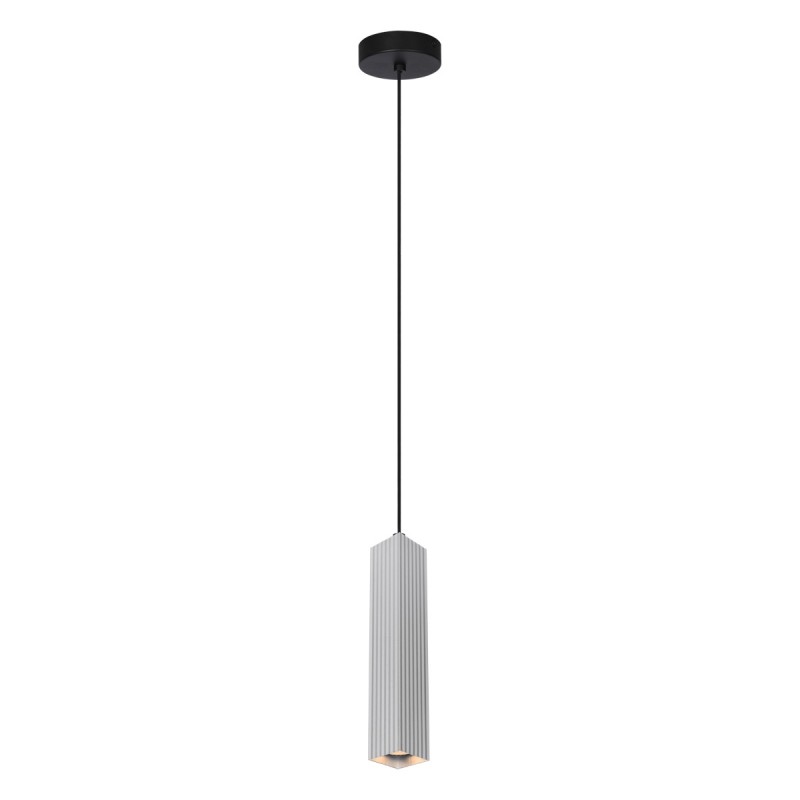 Pakabinamas šviestuvas Tecno 1xGU10 Aliuminio (PND-37492-1-ALU)