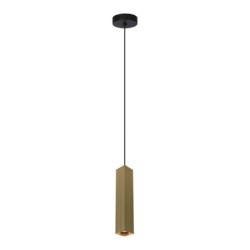 Pakabinamas šviestuvas Tecno 1xGU10 Aukso (PND-37492-1-GD)