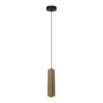 Pakabinamas šviestuvas Tecno 1xGU10 Aukso (PND-37492-1-GD)