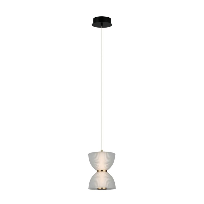 Pakabinamas šviestuvas Tica LED 8W 3000K Juoda Balta (PND-83949-1-BK)