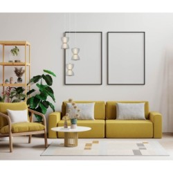 Pakabinamas šviestuvas Tica LED 22W 3000K Juoda Balta (PND-83949-3-BK)