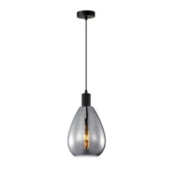 Pakabinamas šviestuvas Zulo 1xE27 Juoda (PND-27812-BK-SG)