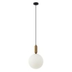 Pakabinamas šviestuvas Aldeva 1xE27 Antikvarinė Bronzos (PND-02340-1L-BRO)