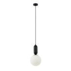 Pakabinamas šviestuvas Aldeva 1xE27 Juoda (PND-02340-1M-BK)