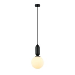 Pakabinamas šviestuvas Aldeva 1xE27 Juoda (PND-02340-1M-BK)