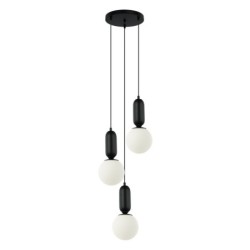 Pakabinamas šviestuvas Aldeva 3xE27 Juoda (PND-02340-3S-BK)