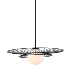 Pakabinamas šviestuvas Alison 1xE27 Juoda (MDM-4001/1 BK)