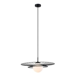 Pakabinamas šviestuvas Alison 1xE27 Juoda (MDM-4001/1 BK)
