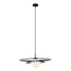 Pakabinamas šviestuvas Alison 1xE27 Juoda (MDM-4001/1 BK)