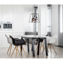 Pakabinamas šviestuvas Almodovi 5xE27 Juoda (PND-11532-5-BL)