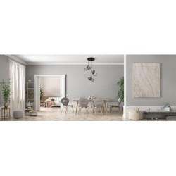 Pakabinamas šviestuvas Antoin 3xE27 Juoda (PND-2445-3-BK)