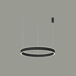 Pakabinamas šviestuvas Brasco Up Down LED 60W 3000, 4000K Juoda (PND-56215D-060RPP-BK-3KS4K-TRDIMM)