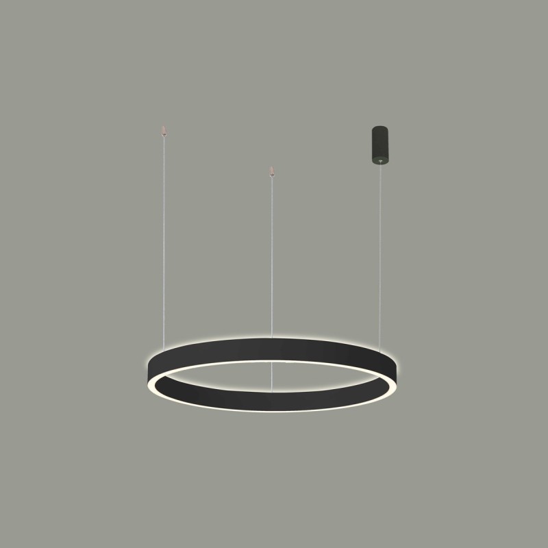 Pakabinamas šviestuvas Brasco Up Down LED 60W 3000, 4000K Juoda (PND-56215D-060RPP-BK-3KS4K-TRDIMM)
