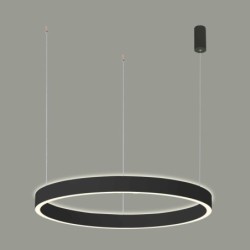 Pakabinamas šviestuvas Brasco Up Down LED 100W 3000, 4000K Juoda (PND-56215D-100RPP-BK-3KS4K-TRDIMM)