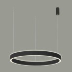 Pakabinamas šviestuvas Brasco Up Down LED 100W 3000, 4000K Juoda (PND-56215D-100RPP-BK-3KS4K-TRDIMM)