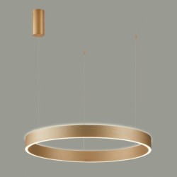 Pakabinamas šviestuvas Brasco Up Down LED 100W 3000, 4000K Aukso (PND-56215D-100RPP-GD-3KS4K-TRDIMM)