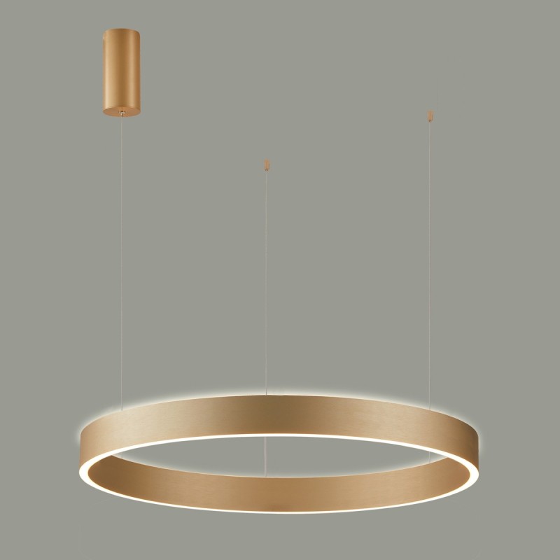 Pakabinamas šviestuvas Brasco Up Down LED 100W 3000, 4000K Aukso (PND-56215D-100RPP-GD-3KS4K-TRDIMM)