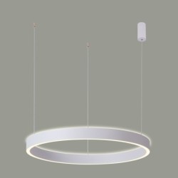 Pakabinamas šviestuvas Brasco Up Down LED 100W 3000, 4000K Balta (PND-56215D-100RPP-WH-3KS4K-TRDIMM)