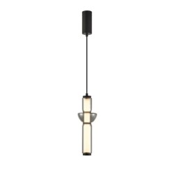 Pakabinamas šviestuvas Bruni LED 19W 3000K Matinė Juoda (PND-27372-1-19W-BK)
