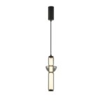 Pakabinamas šviestuvas Bruni LED 19W 3000K Matinė Juoda (PND-27372-1-19W-BK)