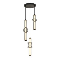 Pakabinamas šviestuvas Bruni LED 57W 3000K Matinė Juoda (PND-27372-3A-57W-BK)
