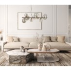 Pakabinamas šviestuvas Canello 10xG9 Medaus Žalvario (PND-406007-10-HBR)
