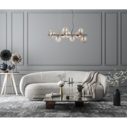 Pakabinamas šviestuvas Canello 10xG9 Medaus Žalvario (PND-406007-10-HBR)