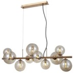 Pakabinamas šviestuvas Canello 10xG9 Medaus Žalvario (PND-406007-10-HBR)