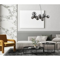 Pakabinamas šviestuvas Canello Keičiama LED G9 5W Juoda Chromo (PND-406007-11A-BCR)